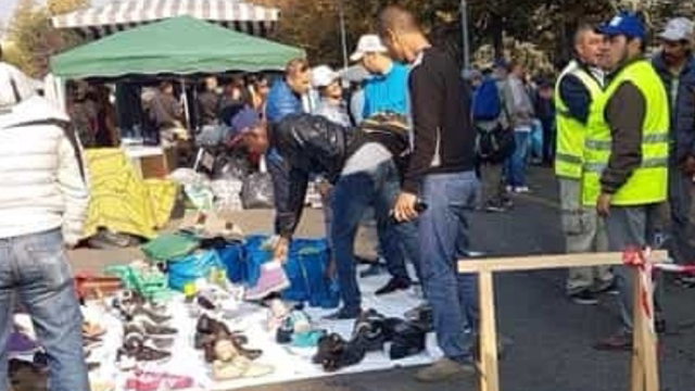 Nuovo sequestro di merce al Barattolo – Multati 4 ambulanti stranieri