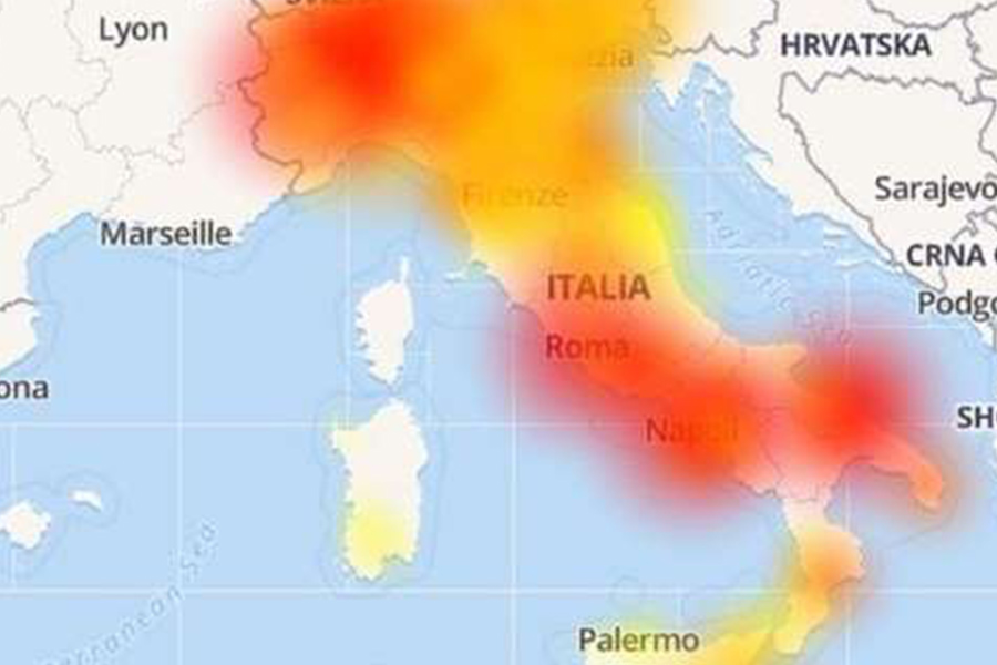 Tim è down in tutta Italia – Picco di segnalazioni a Milano e Torino