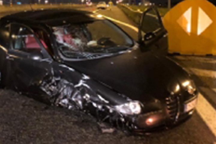 Ubriaco al volante, causa grave incidente in Tangenziale – Tre auto coinvolte