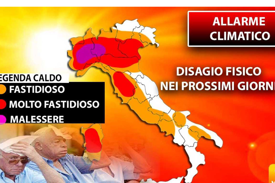 L’allarme caldo continua – “Livello di emergenza e pericolo anche oggi”
