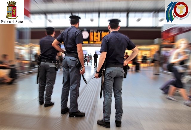 Evaso viene rintracciato a bordo treno