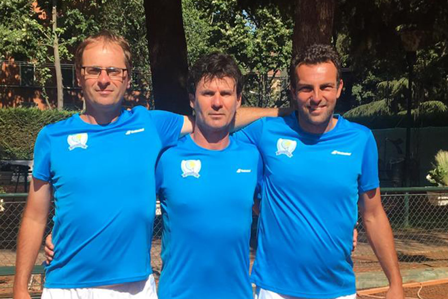 Applausi allo Sporting Club Borgaro, eccellenza del tennis – E’ terzo ai Campionati Italiani Over 40