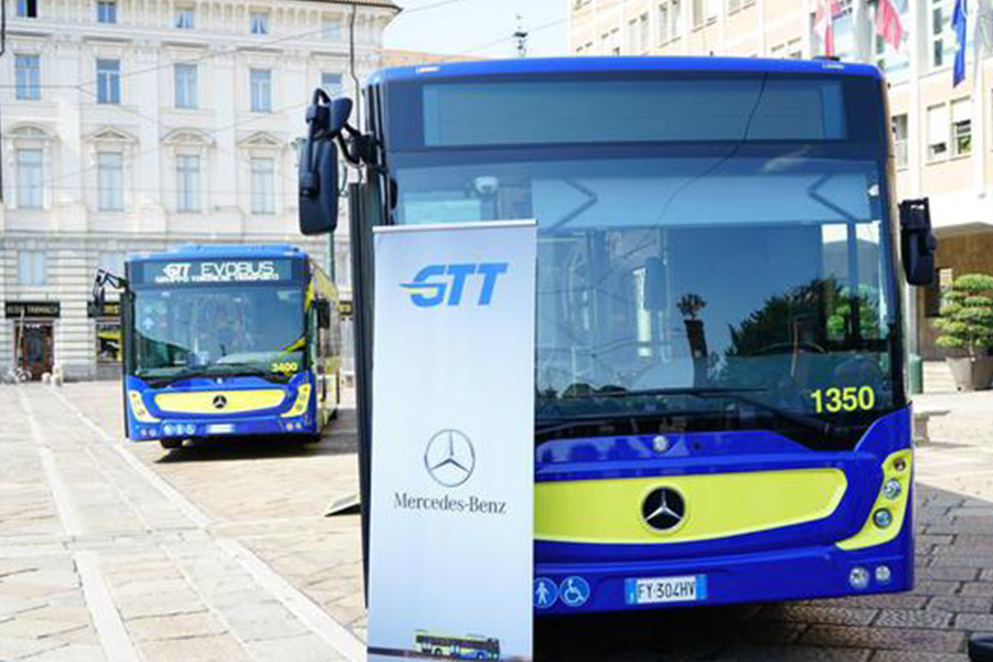 A Torino 74 nuovi autobus forniti da Mercedes – Investimento di 31 milioni di euro