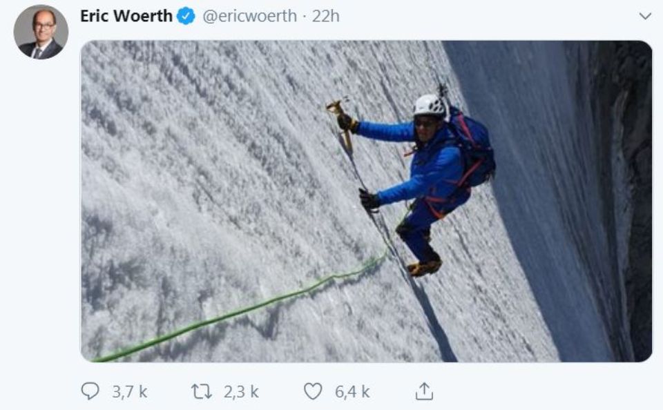 Figuraccia dell’ex ministro – Simula scalata sul Monte Bianco, ma è un fake