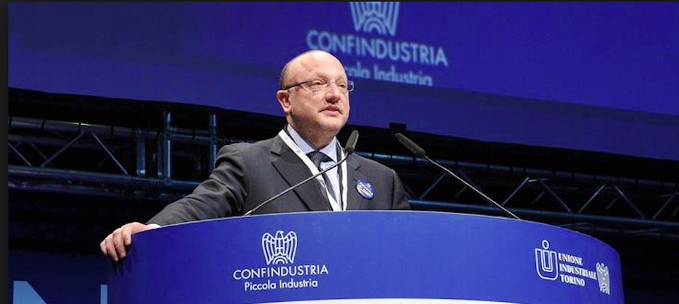 Il leader di Confindustria a Torino  “No aumento Iva, serve una riforma fiscale per lavoro e imprese”
