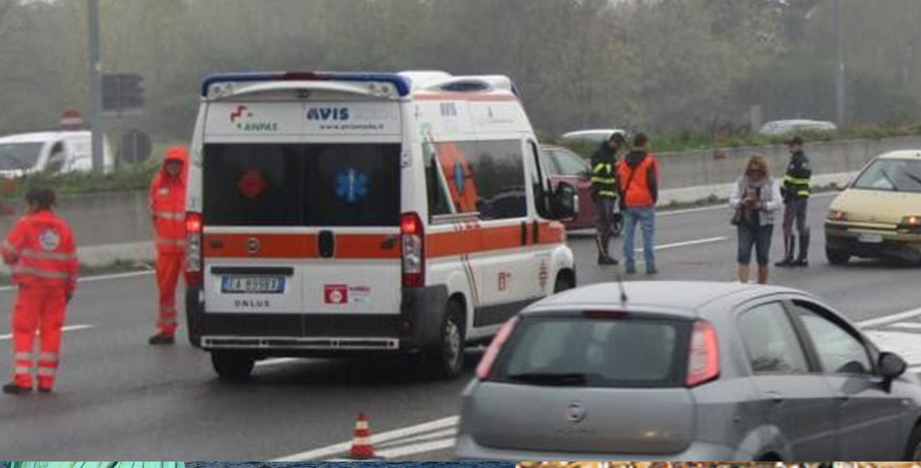 Inferno in tangenziale sotto la pioggia – Un morto e quattro feriti