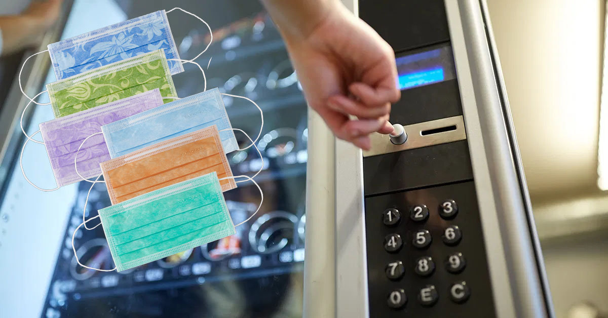 A Torino mascherine e gel igienizzanti nelle macchinette al posto degli snack