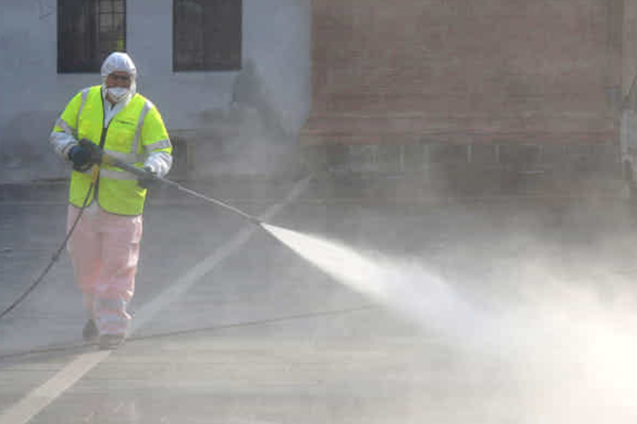 L’Arpa e la Regione ribadiscono “Non usate candeggina per pulire le strade!”