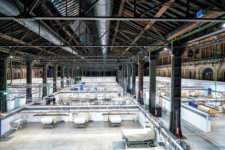 Foto del Covid Hospital alle Ogr di Torino vince concorso – Parteciperà alla selezione europea