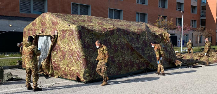 Allarme Covid a Torino – Ecco il primo ospedale da campo, ne arriveranno altri in città e provincia