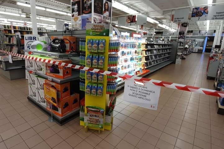 Piemonte – Restrizioni Primo Maggio: i supermercati saranno chiusi. La nuova ordinanza