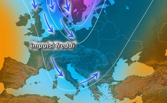 Torino e Piemonte: temperature in picchiata, arriva l’onda gelida dalla Scandinavia