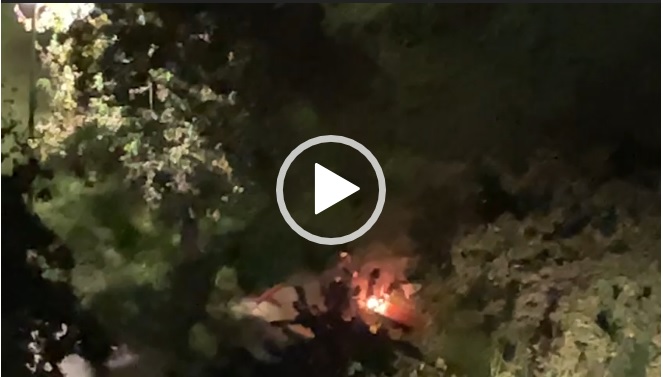 Torino – Giardini fuori controllo: gente nuda si lava e accende fuochi fra gli alberi. “Situazione ad alto rischio”. VIDEO