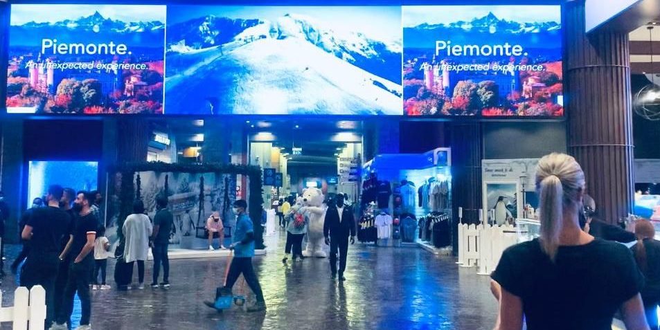 Il Piemonte celebrato nel più grande impianto sciistico del mondo: “A Dubai le nostre montagne ed eccellenze” FOTO