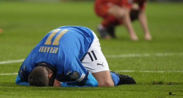 Disfatta Italia, fuori ancora dal Mondiale. Mancini – “E’ la delusione più grande della mia carriera”