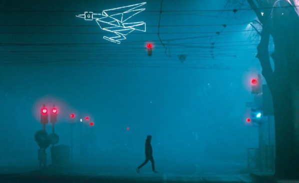 Torino, immagini della città – Il Volo su.. via Di Nanni (nella nebbia) vince il concorso fotografico Obiettivo sulle Luci  FOTO