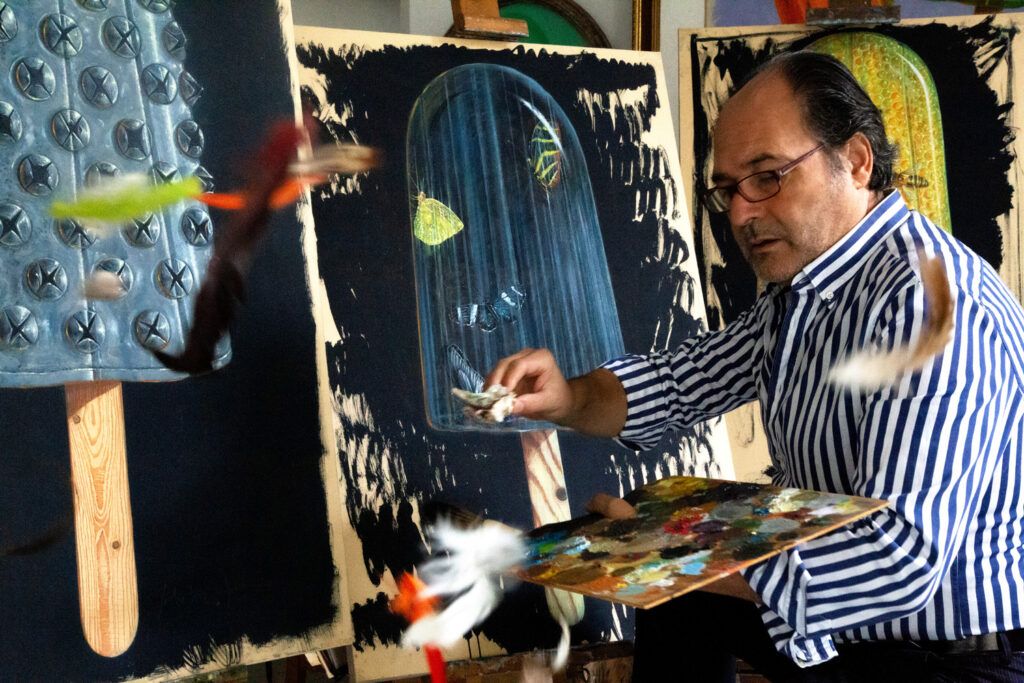 Torino – Un grande artista torinese scelto per il lancio della Galleria A.R.P. di Parigi  FOTO