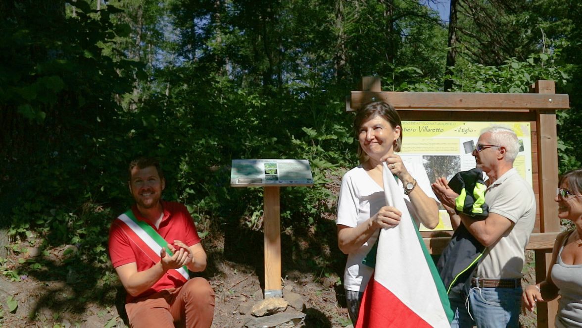 Alberi monumentali in Piemonte, un patrimonio storico e culturale – La posa del primo pannello descrittivo