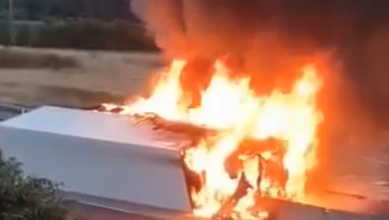 Torino – Ancora un dramma in Tangenziale: tir va a fuoco. Un morto