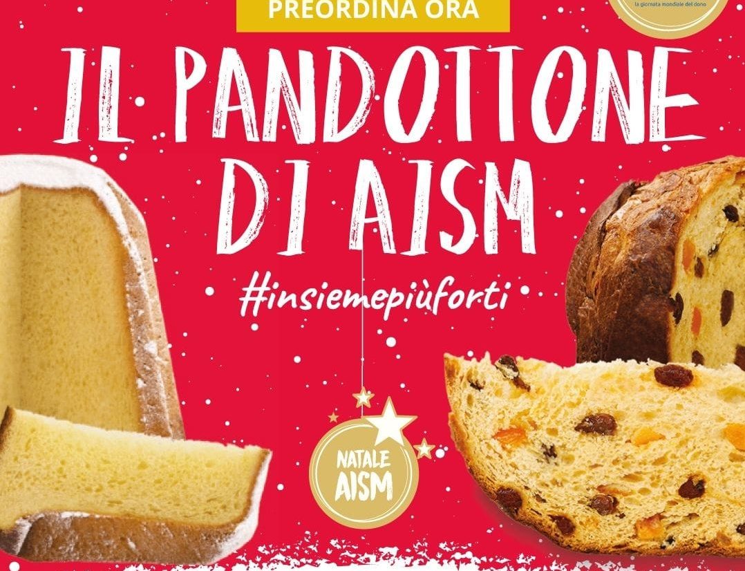 A Torino arriva il ‘Pandottone’ artigianale di AISM, per festeggiare il Natale con la solidarietà. Il ricavato alle persone con sclerosi multipla. INFO