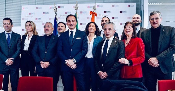 Torino – Cirio alla conferenza stampa di inizio anno “Piemonte cuore dell’Europa, il 2023 sarà l’anno delle Infrastrutture”