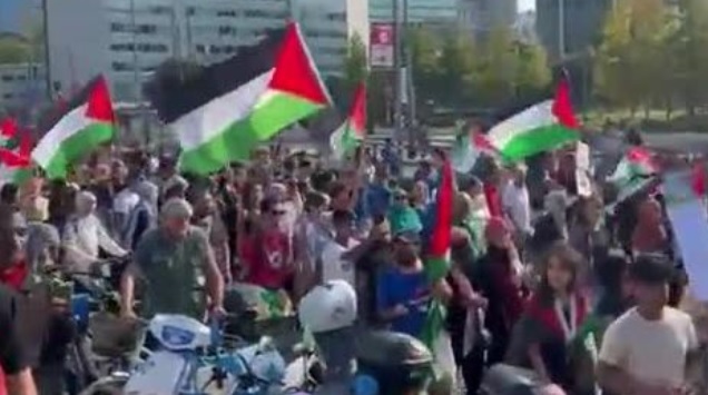 A Torino in migliaia in corteo per la Palestina: “Vogliamo la pace, stop massacro di Gaza”