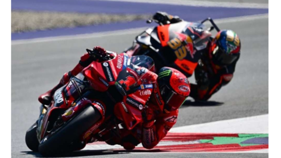 Moto GP- E’ super podio italiano: Bagnaia secondo vola a +21 su Martin