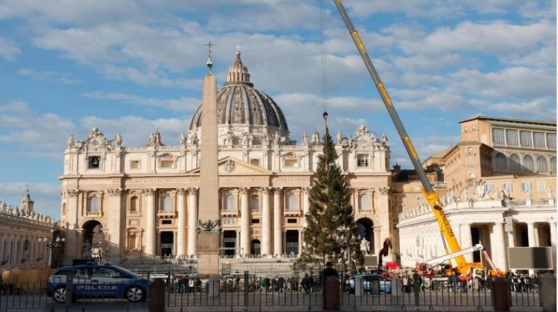Torino – Per la prima volta è “Piemontese” l’albero di Natale di piazza San Pietro. Arrivato a destinazione