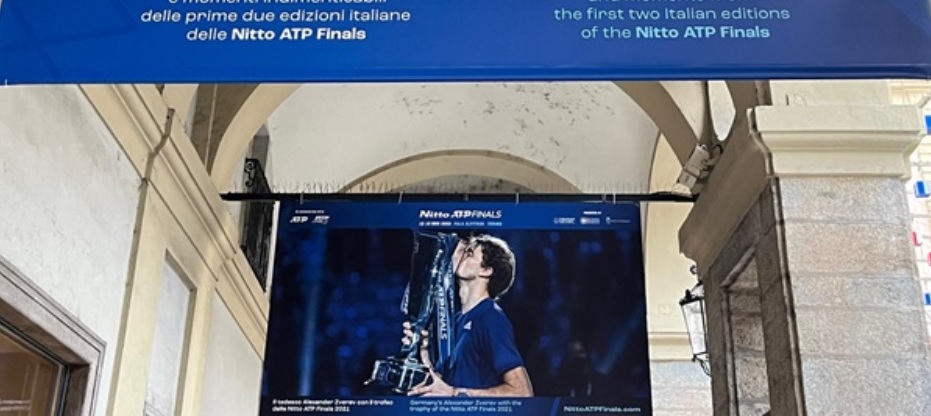Torino – I Momenti magici delle Atp Finals in mostra a pazza Palazzo di Città