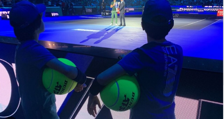 Torino – La gioia dei bimbi del Regina Margherita: incontrano i super campioni delle ATP Finals
