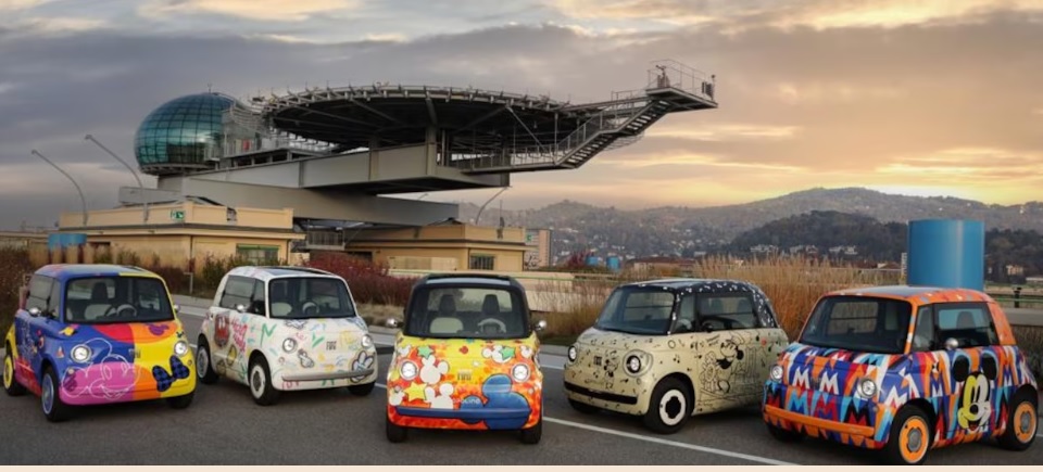 Torino – 100 anni di Lingotto e Disney: arrivano 5 modelli unici di Fiat Topolino