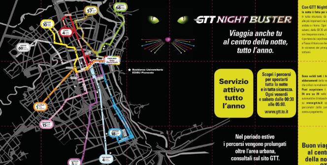 Torino – A Dicembre raddoppiano le corse notturne dei bus Night Buster: “Favoriamo i passeggeri nelle festività” INFO