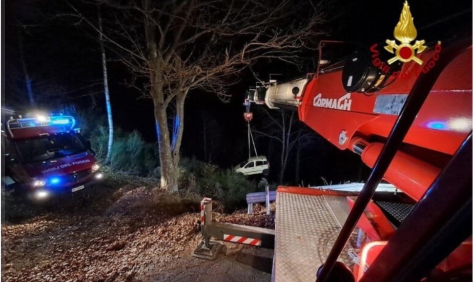 Dramma in Piemonte – L’auto finisce in un dirupo. Muoiono marito e moglie