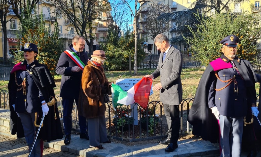 Torino – Il Giardino di piazza Peyron intitolato al prefetto Montesano: “Ha ‘inventato’ il mestiere di investigatore”