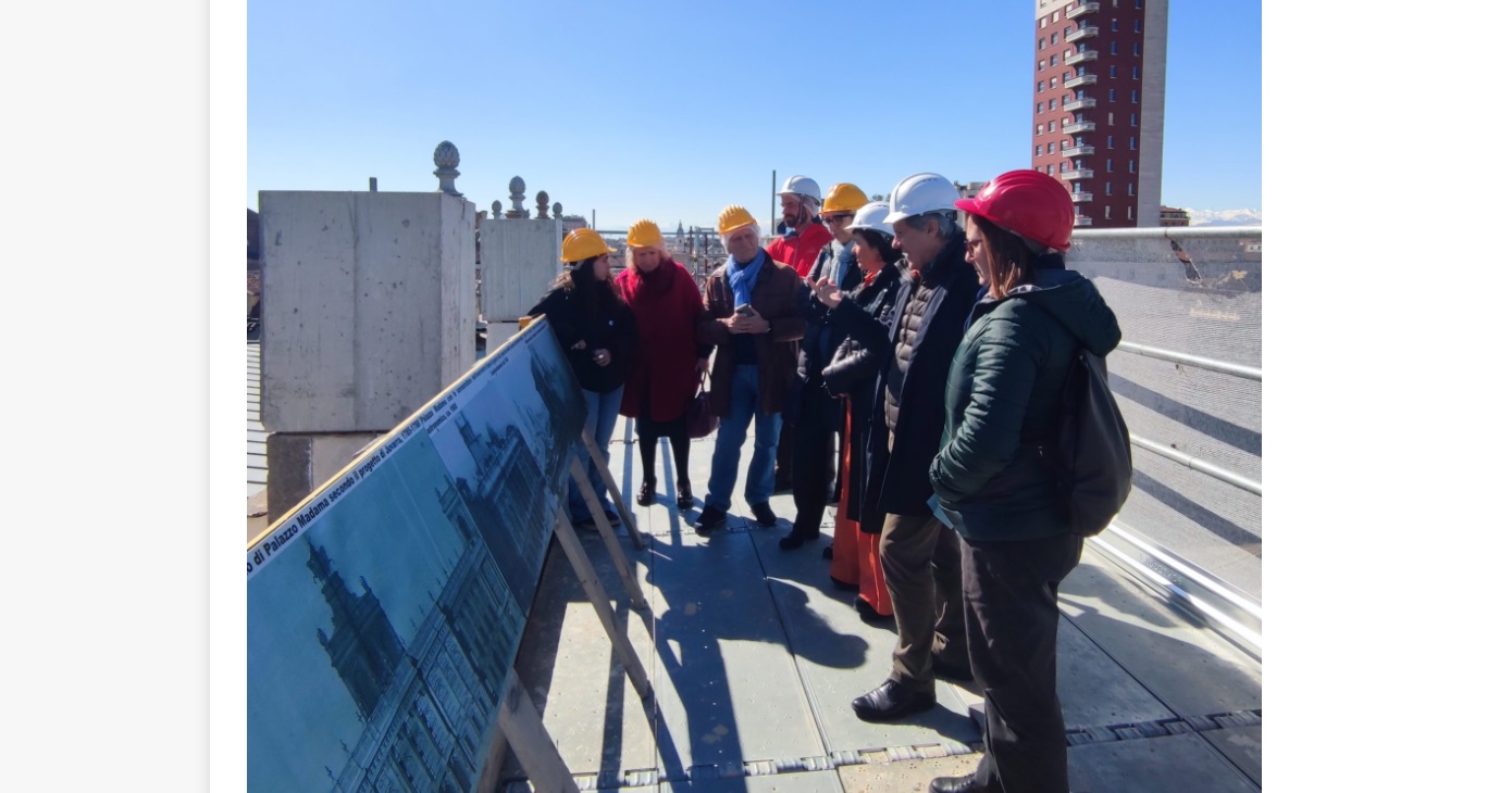 Torino – Passeggiando sul tetto di palazzo Madama: ecco come procedono i lavori di restauro