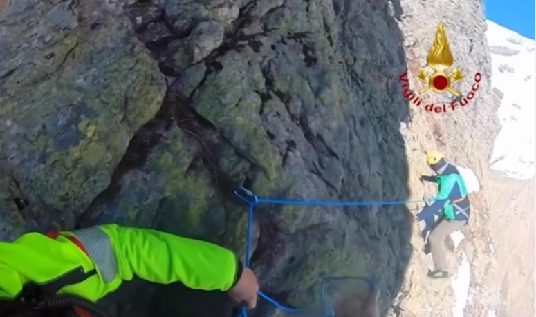 Piemonte – Salvataggio mozzafiato dei Vigili del Fuoco a oltre 2000 metri d’altezza