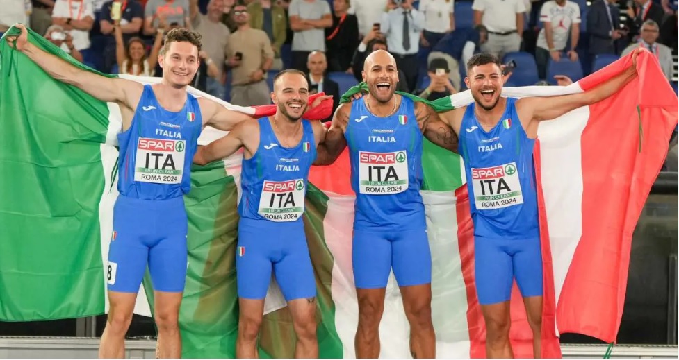4 X 100: E’ MEDAGLIA D’ORO – Chiusura col botto agli Europei: Jacobs e Tortu monumentali
