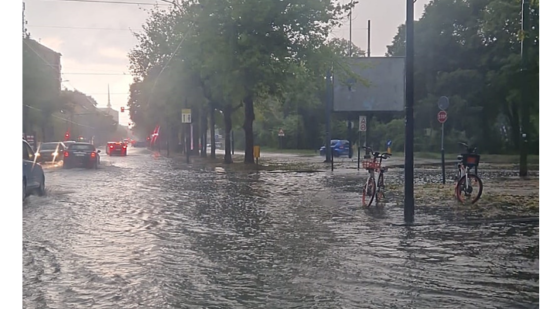 Nubifragio a Torino – I tecnici del Comune al lavoro per la conta dei danni