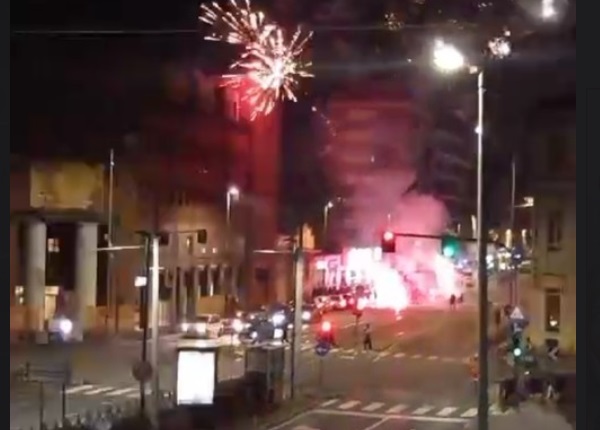 Paura a Torino – Fuochi d’artificio sparati in pieno corso Giulio Cesare: disagi per tram e auto