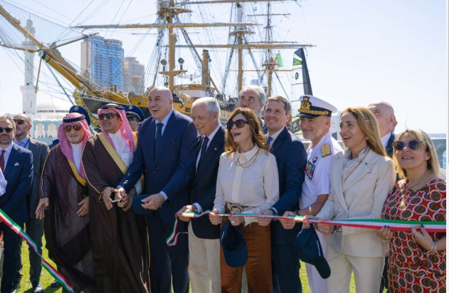 Il Piemonte in vetrina internazionale – Sbarca a Jeddah per il Tour mondiale di Nave Amerigo Vespucci