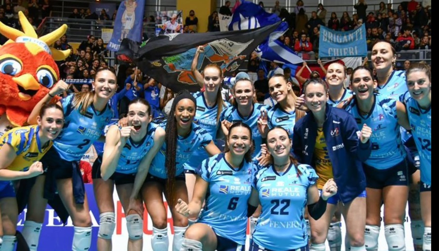 Torino – Trionfo Chieri Volley: in un Pala Asti gremito batte il Galatasaray e vola alla terza finale europea consecutiva!