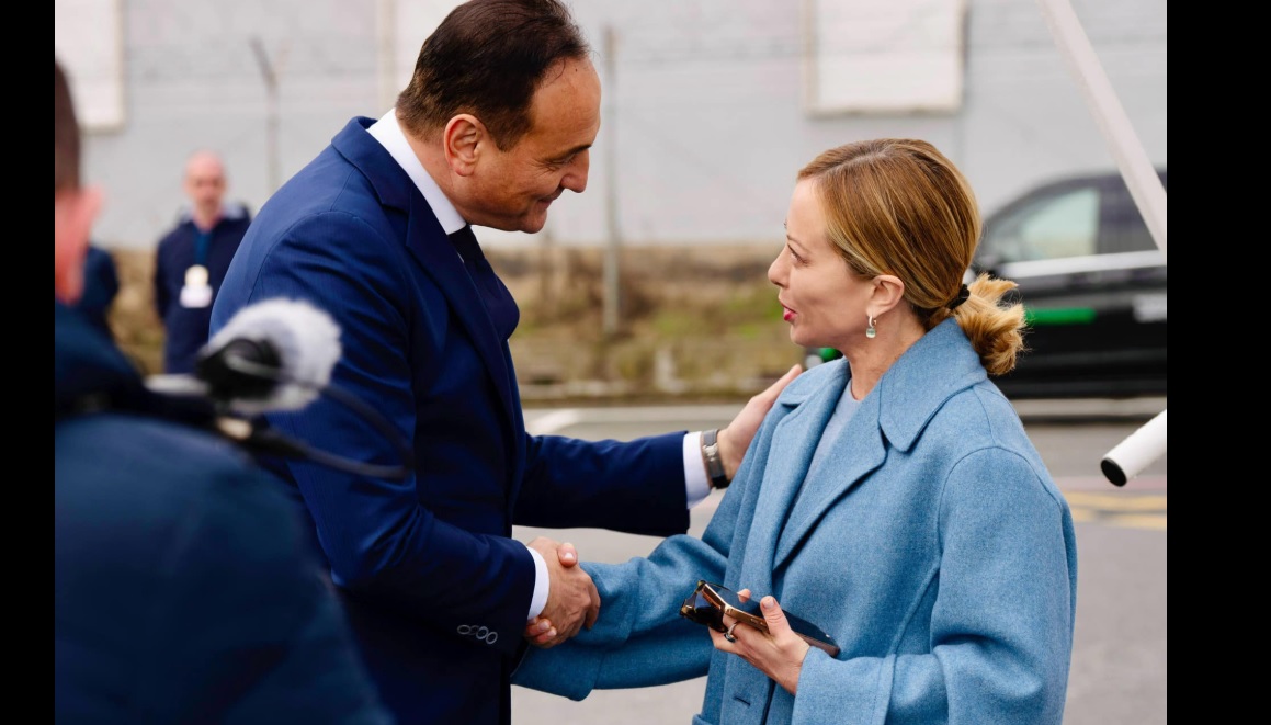 Torino – Visita lampo di Giorgia Meloni in città. La premier si commuove per il pattinatore