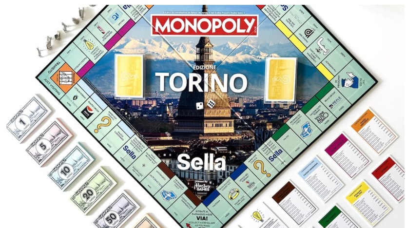 Torino – Arriva la versione torinese del gioco da tavola più bello: ‘Monopoly’. Via Roma al posto di Viale dei Giardini
