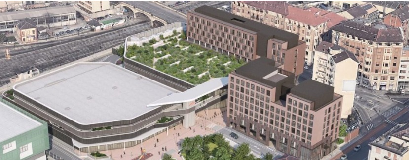 Torino – Ecco il nuovo ‘Scalo Nizza’ in via Nizza: una nuova piazza, percorsi pedonali e ciclabili e aree verdi. Il progetto
