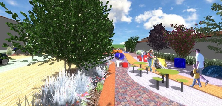 Torino – Rinasce via Stradella: da area degradata ad un nuovo Giardino: più verde, alberi e zone climatizzate. Il progetto