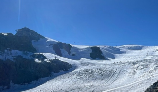 Neve sul Monte Rosa:  finalmente una buona notizia per i ghiacciai! Tregua dopo il caldo estremo: la situazione